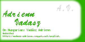 adrienn vadasz business card